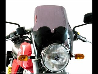 Powerbronze / パワーブロンズ ライトスクリーン ダークグリーン for ROYAL ENFIELD ,GT CONTINENTAL, F4 スクリーン (290MM) | 430-U159-012