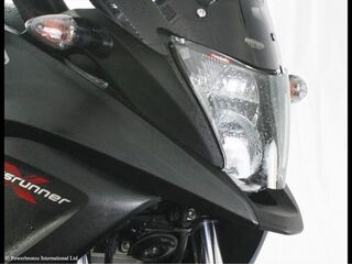Powerbronze / パワーブロンズ ヘッドライトプロテクター バイオレット HONDA VFR800X CROSSRUNNER, 11-14 | 440-H521-014