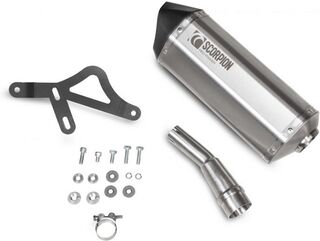 Scorpion Mufflers Serket Parallel Slip-on Brushed Stainless Steel Sleeve | RVE220SEO