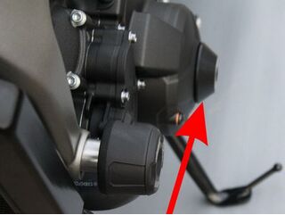 GSGモトテクニック クラッシュパッドセット Yamaha MT-09 / MT-09 Street Rally (2013-2016) | 40602-Y44-DS