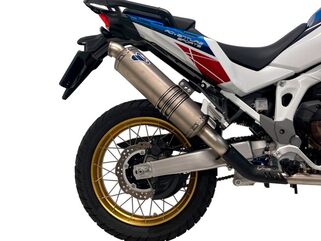 Termignoni / テルミニョーニ レーシング エキゾーストサイレンサー チタン スチール Honda Africa Twin 1100 2020-2023 | H16609440ITI
