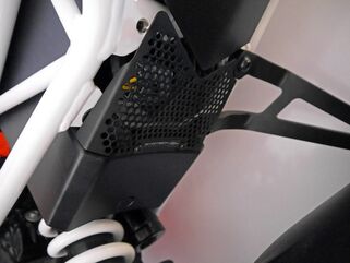 Evotech Performance KTM EP KTM 1290 Super Duke R Akrapovic Exhaust Hanger & Rectifier Guard Kit 2017 - 2019 | PRN013796-014515