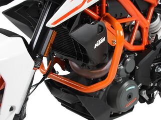 ヘプコ＆ベッカー エンジンプロテクションバー-オレンジ KTM 125 Duke from 2017 | 5017554 00 06