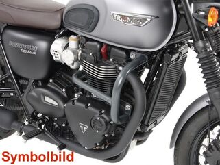 ヘプコ＆ベッカー エンジンプロテクションバー クロム Triumph Bonneville T 100 / ブラック from 2017 | 5017559 00 02