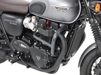 ヘプコ＆ベッカー エンジンプロテクションバー クロム Triumph Bonneville T 100 / ブラック from 2017 | 5017559 00 02
