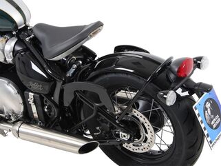 ヘプコ＆ベッカー C-Bow シーボウ サイドキャリア ブラック Triumph Bonneville Bobber / 2017 | 6307558 00 01