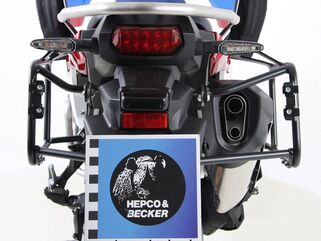 ヘプコ＆ベッカー サイドキャリア パーマネントマウント ブラック Honda CRF1000L アフリカツイン from Bj.2018 | 6539512 00 01