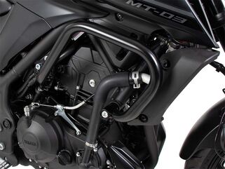 ヘプコ＆ベッカー エンジンプロテクションバー プロテクションパッド付 - ブラック Yamaha MT-03 (2020-) | 5014567 00 01
