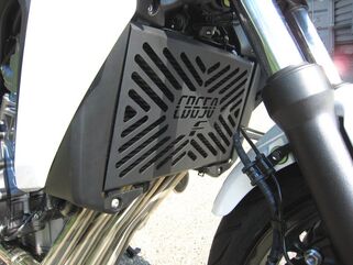 Access Design / アクセスデザイン Radiator cover guard grill for Honda CB-650F | CRH024B