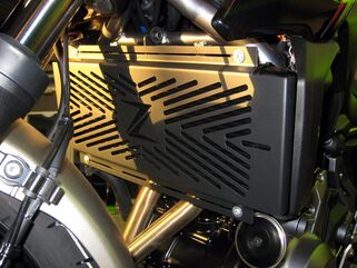 Access Design / アクセスデザイン Radiator cover guard grill for Kawasaki Ninja 650 | CRK015B