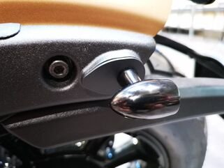 Access Design / アクセスデザイン Indian Bobber rear turn signal protection plate | COCI001AR