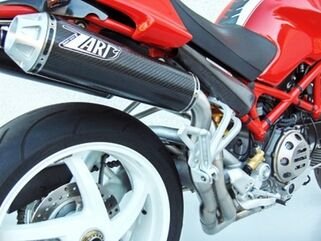 Zard / ザードマフラー ヘッダキット + 2＞2 ステンレススチール -カーボン レーシング スリップオン DUCATI MONSTER S4RS/TESTA STRETTA | ZD020SKR