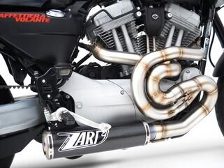 Zard / ザードマフラー 2＞1 ステンレススチール ヘッダキット + チタン レーシング スリップオン ハーレーダビッドソン XR 1200 (2009-2012) | ZHD513SKR-T