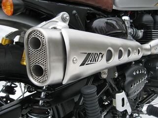 Zard / ザードマフラー 2＞1 ステンレススチール レーシング フルキット TRIUMPH スクランブラー | ZTPH048SKA