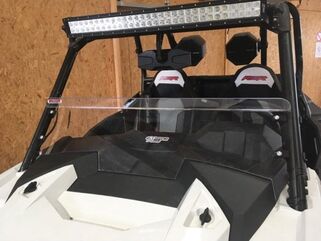 Meca-System / メカシステム Half Windshield Polycarbonate - RZR 1000 S / XP Turbo-POLARIS | 8627Q