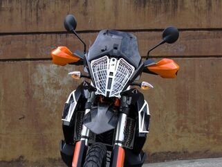 Altrider / アルトライダー Stainless Steel Headlight Guard for the KTM 790 Adventure / R - Silver | KT79-0-1104