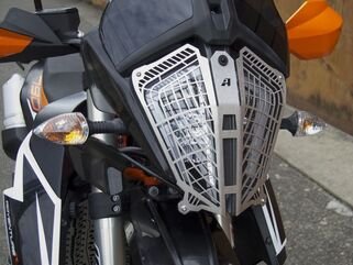 Altrider / アルトライダー Stainless Steel Headlight Guard for the KTM 790 Adventure / R - Silver | KT79-0-1104