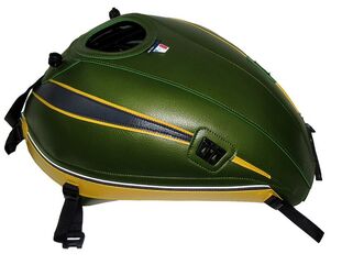 Bagster / バグスター タンクカバー KAWASAKI Z 900 RS OLIVE / DECO JAUNE / アンスラサイト / LISERET ホワイト (2020) | 1736G