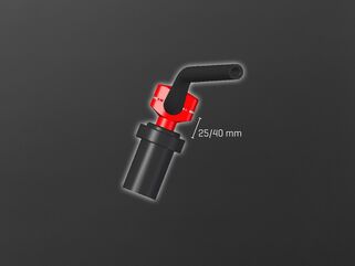 ABM / エービーエム KIT booster Ø8.6 mm BK1R 40 mm, カラー: ブラック | 100159-F15