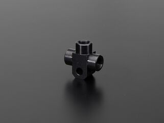 ABM / エービーエム HD-adapter conical NPT on UNF 0°, カラー: クロームメッキ | 101207-F13