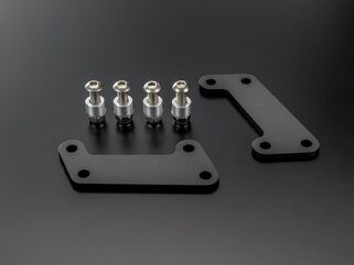 ABM / エービーエム Holding plates for pillon rider rests, カラー: ブラック | 106591-F15