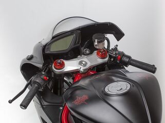 ABM / エービーエム raceClip - including handlebars 3°/Ø2/260 mm, スタンドパイプ直径: Ø43 mm, カラー: ブラック | 101617-D43-F15