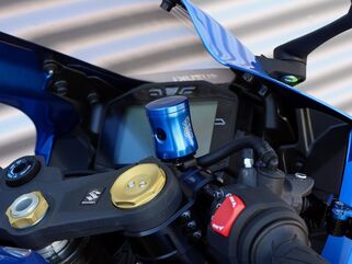 ABM / エービーエム scio fluid reservoir, 26 ml, exit 90° - connection turnable , カラー: ブルー | 106151-F14