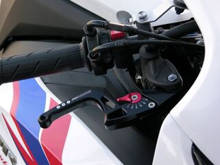 ABM / エービーエム ブレーキレバー syntoRace complete BH18, レバーカラー: ブラック, アジャスターカラー: オレンジ | 100913-H15-V20