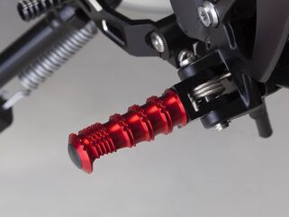 ABM / エービーエム Replacement rests rGrip BM 1 - rider, クランプカラー: シルバー, レストカラー: ブラック | 100179-F11-F15