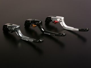 ABM / エービーエム ブレーキレバー syntoEvo complete BH34, レバーカラー: チタン, アジャスターカラー: レッド | 100940-H19-V17