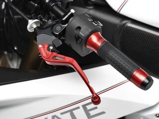 ABM / エービーエム ブレーキレバー synto complete BH22 - version lever long, レバーカラー: チタン, アジャスターカラー: ブラック | 100997-H19-V15