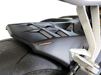 Powerbronze / パワーブロンズ ハガー マットブラック-シルバーメッシュ TRIUMPH ストリートトリプル R, 17-19, ストリートトリプル RS, 17-19,ストリートトリプル S, 17-19 | 301-T107-670