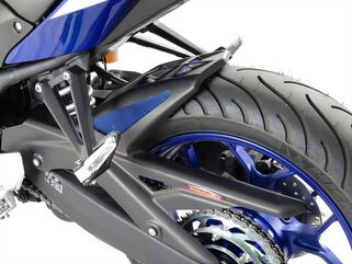 Powerbronze / パワーブロンズ ハガー YAMAHA YZF-R3 15-20/MT-03 16-20 ブラック-ブルーメッシュ | 301-Y108-703