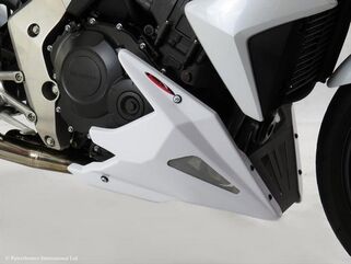 Powerbronze / パワーブロンズ ベリーパン ホワイト-シルバーメッシュ HONDA CB1000R, 08-17 | 320-H114-604