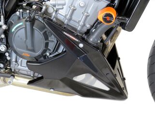 Powerbronze / パワーブロンズ ベリーパン マットブラック-シルバーメッシュ KTM 790 DUKE, 18-19 | 320-KT102-670