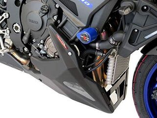 Powerbronze / パワーブロンズ ベリーパン マットブラック-シルバーメッシュ YAMAHA MT-10, 16-19,FZ-10, 16-19 | 320-Y120-670