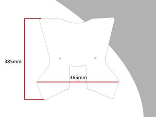 Powerbronze / パワーブロンズ スタンダードスクリーン KTM 390 アドベンチャー 20 (385 MM) ライトティント | 410-KT104-001