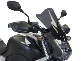 Powerbronze / パワーブロンズ フリップスクリーン ソリッドブラック HONDA NC700S, 12-14 ,NC750S, 13-19, (380 MM) | 420-H141-003