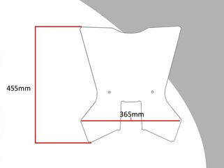 Powerbronze / パワーブロンズ フリップ KTM 790 アドベンチャー 19-20 (455 MM) ライトティント | 420-KT110-001