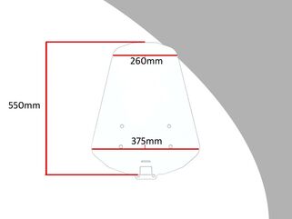 Powerbronze / パワーブロンズ フリップ SUZUKI V-STROM 1050 20/V-STROM 1050 XT 20 (高さ: 550 MM) フローセント グリーン | 420-S135-010