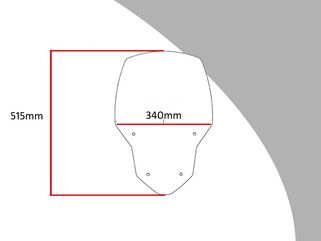 Powerbronze / パワーブロンズ フリップ TRIUMPH TIGER 900 20/TIGER 900 GT 20/TIGER 900 RALLY 20 (515 MM) ソリッドブラック | 420-T116-003
