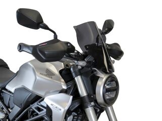 Powerbronze / パワーブロンズ ライトスクリーン フロストサファイヤ ブルー HONDA CB125R, 18-19 ,CB300R, 18-19 (315 MM) | 430-U247-018