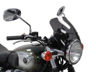 Powerbronze / パワーブロンズ ライトスクリーン KAWASAKI W800 13-20 (高さ: 225 MM) クリア | 430-U285A-000