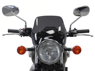 Powerbronze / パワーブロンズ ライトスクリーン KAWASAKI W800 13-20 (高さ: 225 MM) フレームレッド | 430-U285A-013