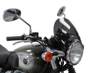 Powerbronze / パワーブロンズ ライトスクリーン KAWASAKI W800 13-20 (高さ: 220 MM) ホワイト | 430-U285-004