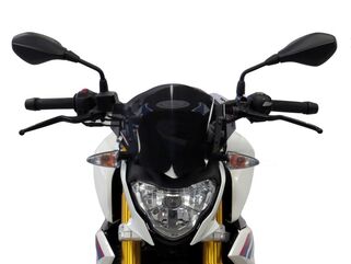 Powerbronze / パワーブロンズ ライトスクリーン BMW G310R 16-20 (高さ: 245 MM) ソリッドブラック | 430-U297-003