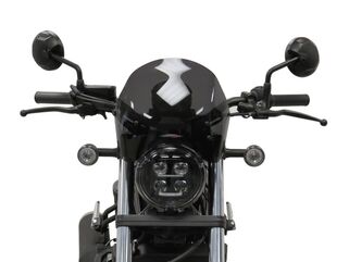 Powerbronze / パワーブロンズ ライトスクリーン HONDA CMX500 REBEL 17-20 (高さ: 220 MM) ブルー | 430-U303-008
