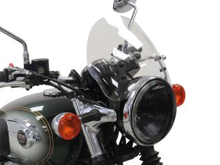 Powerbronze / パワーブロンズ ヘッドライトプロテクター KAWASAKI W800 13-20 ソリッドブラック | 440-K089T-003
