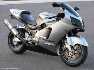 Powerbronze / パワーブロンズ ヘッドライトプロテクター フロストステルスグレー KAWASAKI ZX12-R, 00-01 | 440-K187-019
