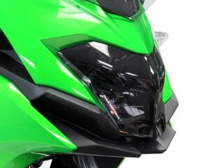 Powerbronze / パワーブロンズ ヘッドライトプロテクター フロストステルスグレー KAWASAKI VERSYS-X 300, 17-19 | 440-K571A-019